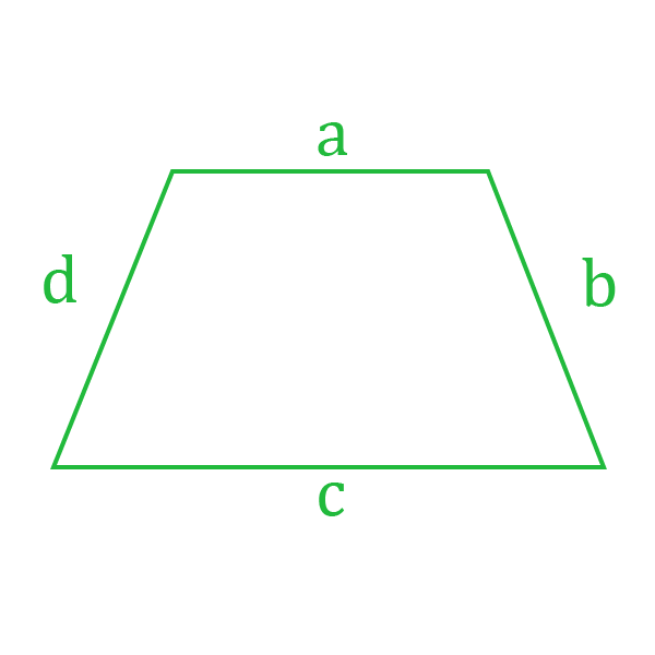 Нахождение периметра трапеции.