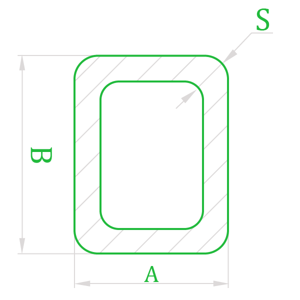 Расчет веса прямоугольной трубы